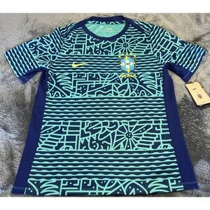 Large Nike 2024 Brazil Soccer Academy Pre-Match Top Jersey FJ2723-445